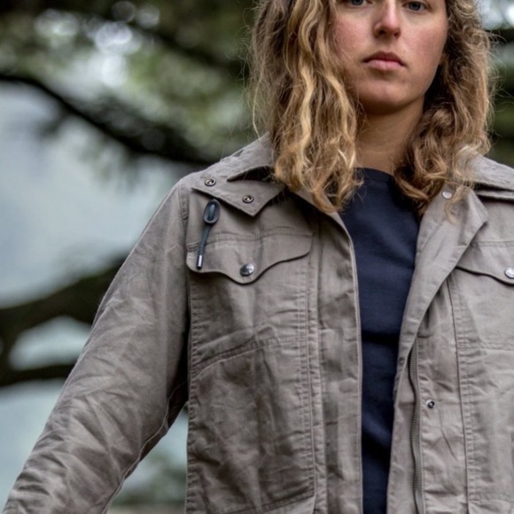 Filson Moorcroft jacket NEW Lightweight Taupe hood hoodie cotton gray taupe XS - Picture 1 of 10